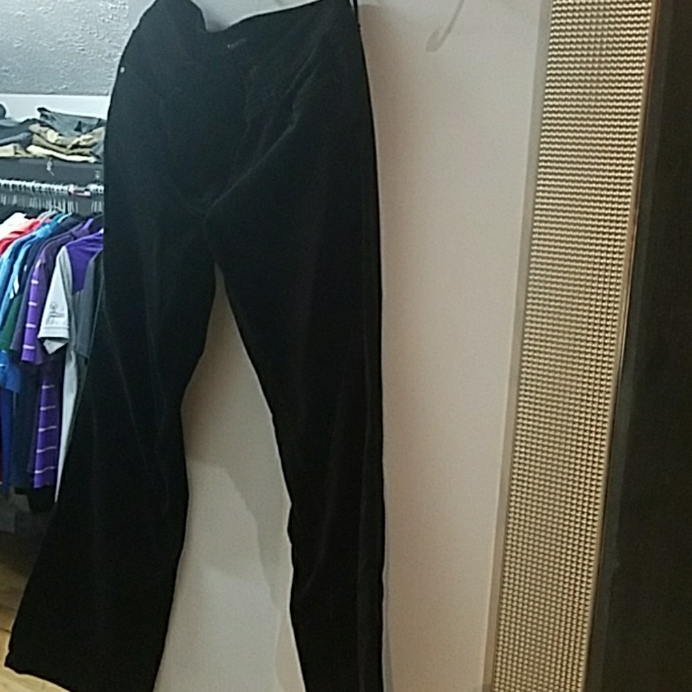 Velvet dress pants